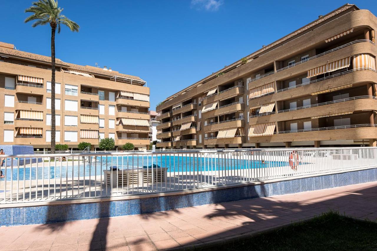 Beach Paradise Flat In Denia Centre W/ Large Pool Buitenkant foto
