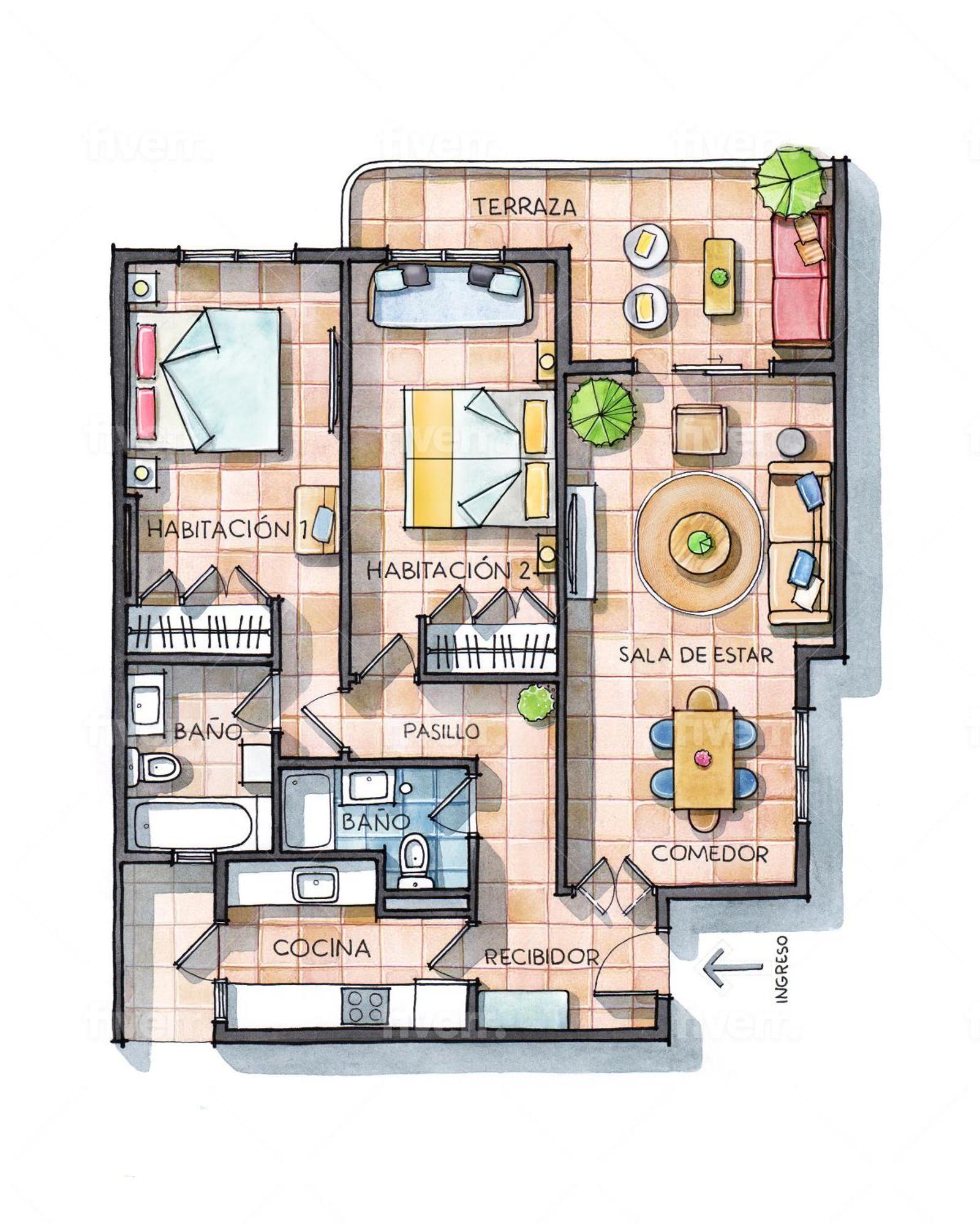 Beach Paradise Flat In Denia Centre W/ Large Pool Buitenkant foto